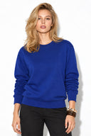 Kadın Rhona Bisiklet Yaka Regular Fit 3 İplik Sweatshirt %100 Pamuk-Navy