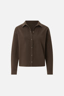 Kadın Sydney Brown Slim Fit Jean Gömlek (TENCEL)™ - Brown