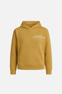 Kadın Thinky Baskılı Sweatshirt %100 Pamuk - Sarı