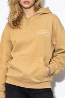 Kadın Thinky Baskılı Sweatshirt %100 Pamuk-Sarı