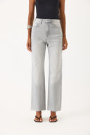 Kadın Wanda Grey Wide Leg Jean Pantolon - Grey