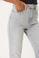 Kadın Wanda Grey Wide Leg Jean Pantolon - Grey