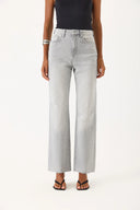 Kadın Wanda Grey Wide Leg Jean Pantolon - Grey