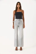 Kadın Wanda Grey Wide Leg Jean Pantolon - Grey