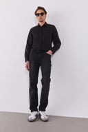Erkek Kalimnos Black Comfort Fit Jean Pantolon - Black