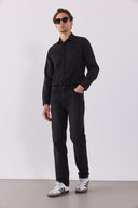 Erkek Kalimnos Black Comfort Fit Jean Pantolon - Black
