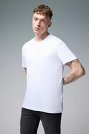 Erkek Ken Bisiklet Yaka Regular Fit Basic Tişört - Beyaz