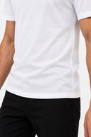Ken Bisiklet Yaka Regular Fit Basic Tişört-Beyaz