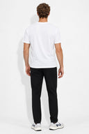 Ken Bisiklet Yaka Regular Fit Basic Tişört-Beyaz