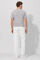 Ken Bisiklet Yaka Regular Fit Basic Tişört-Gri