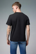 Erkek Ken Bisiklet Yaka Regular Fit Basic Tişört - Siyah