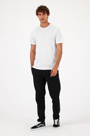 Erkek Ken Bisiklet Yaka Regular Fit Pike Basic Tişört - Beyaz