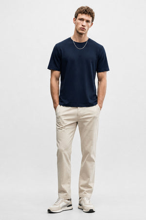 Ken Bisiklet Yaka Regular Fit Pike Basic Tişört-Lacivert