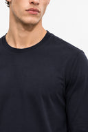 Ken Bisiklet Yaka Regular Fit Uzun Kollu Tişört-Lacivert
