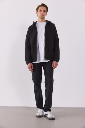 Kevin İnterlok Sweatshirt - SİYAH
