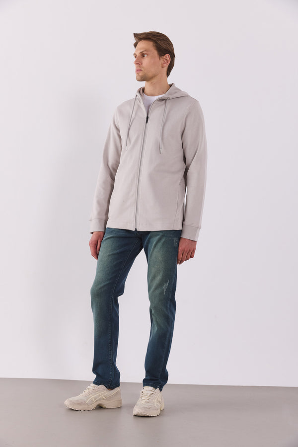 Kevin İnterlok Sweatshirt - BUZ GRİ