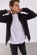Erkek Kevin İnterlok Sweatshirt - Siyah