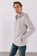 Erkek Kevin İnterlok Sweatshirt - Buz Gri