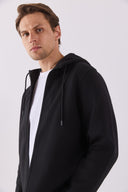 Erkek Kevin İnterlok Sweatshirt - Siyah