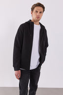 Erkek Kevin İnterlok Sweatshirt - Siyah