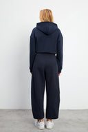 Kadın Kolly Slouchy Şalvar Jogging Pantolon - Navy