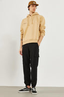 Erkek Landscape Baskılı Sweatshirt - Bej