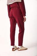 Kadın Larissa Regular Fit Eşofman Altı %100 Pamuk - Bordo