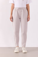 Kadın Larissa Regular Fit Pamuklu Eşofman Altı - Buz Gri