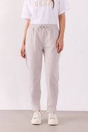 Kadın Larissa Regular Fit Pamuklu Eşofman Altı - Buz Gri