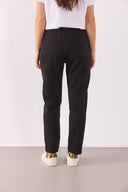 Kadın Larissa Regular Fit Pamuklu Eşofman Altı - Siyah