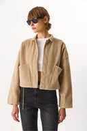 Kadın Lorena Kaşe Ceket - Bej