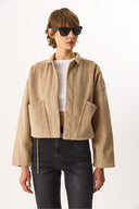 Kadın Lorena Kaşe Ceket - Bej