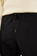 Erkek Marc Paçası Lastikli Slim Fit Eşofman Altı - Siyah