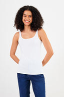 Kadın Marci Slim Fit Atlet - Beyaz