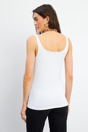 Kadın Marci Slim Fit Atlet - Beyaz