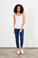 Kadın Marci Slim Fit Atlet - Beyaz