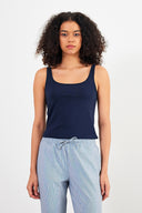 Kadın Marci Slim Fit Atlet - Lacivert