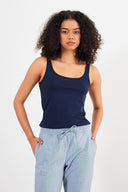 Kadın Marci Slim Fit Atlet - Lacivert