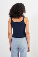 Kadın Marci Slim Fit Atlet - Lacivert