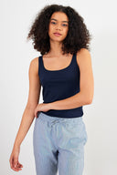 Kadın Marci Slim Fit Atlet - Lacivert