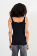 Kadın Marci Slim Fit Atlet - Siyah