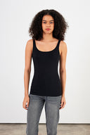 Kadın Marci Slim Fit Atlet - Siyah