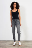 Kadın Marci Slim Fit Atlet - Siyah