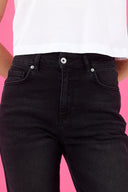 Kadın Maria Black Slim Mom Jean Pantolon - Black