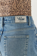 Kadın Maria Ice Blue Slim Mom Jean Pantolon - Ice Blue