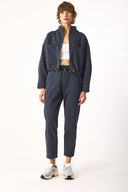 Kadın Marla İndigo Çizgili Oversize Jean Ceket - Indigo Çizgili