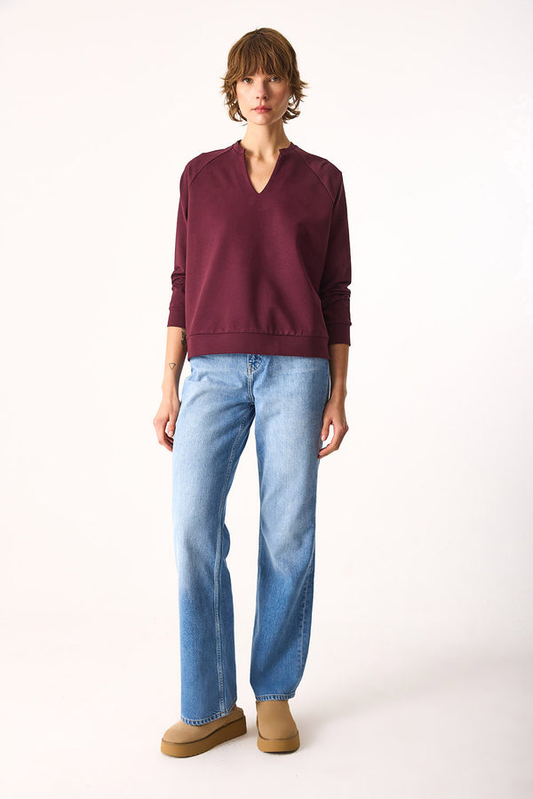 Marlin Sweatshirt-Bordo