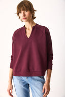 Kadın Marlin Sweatshirt - Bordo