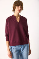 Kadın Marlin Sweatshirt - Bordo