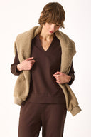 Kadın Marlin Sweatshirt - Kahverengi